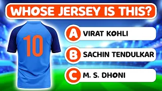 Guess the Indian Cricketers by their Jersey numbers | Cricket quiz challenge | Puzzlescapes