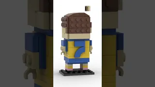 Cristiano Ronaldo (Al Nassr) LEGO Custom Brickheadz | Satisfying Building Animation