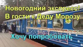 Новогодний экспресс! Детская железная дорога г.Минск