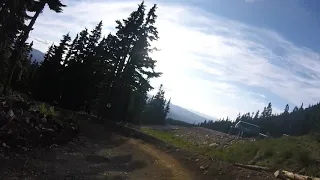 Riding Mt.Washington BIKE PARK JUMPS! Big Drop at the end!