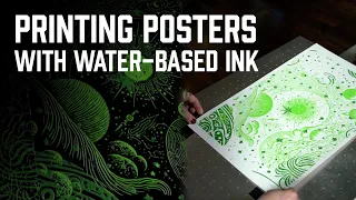 Best Practices when Printing Multi-Color Posters with Water-Based Ink