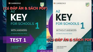 KET - A2 Key for Schools 1 Authentic Practice Tests - KET Listening TEST 1 with ANSWER KEY