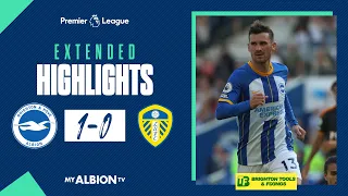 Extended PL Highlights: Albion 1 Leeds United 0