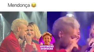 Neymar cantando com Marília Mendonça "bora beber que eu tô solteiro e "sofrendo"