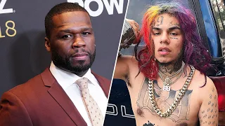 6ix9ine Reacts to 50 cent Saying He'll Never Work w/ him. 'Wont be the 1st time he Disowned his Son'