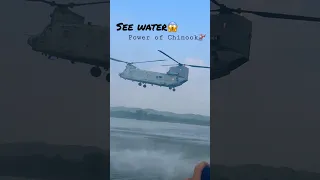 😱🔥 Indian Army Power😳Chinook on water😱😥 Haven’t seen Such🫣 #trending #viral #youtubeshorts