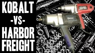 Kobalt - VS - Harbor Freight 1/2" Corded Impact Wrenches