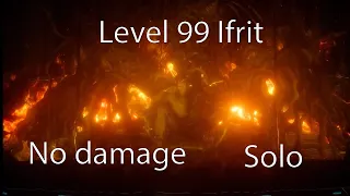 Comrades - Ifrit solo, no damage, no DW