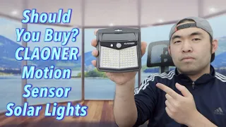 Should You Buy? CLAONER Motion Sensor Solar Lights