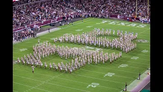 Fightin' Texas Aggie Band. Texas A&M vs Miami halftime performance. 9-17-2022