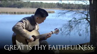 Great is Thy Faithfulness - Guitar Instrumental Hymn with Lyrics