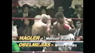 Marvin Hagler Vs Fulgencio Obelmejias II Highlights