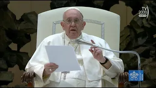 Papa Francesco, Udienza Generale dell'11 gennaio 2023