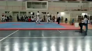 Denner de Jesus Campeonato Mineiro Karate kyokushin Iko Matsushima 2019 (Semi-Final)