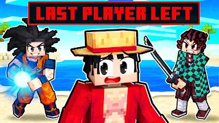 I Held The BIGGEST Anime Battle Royale In Minecraft!