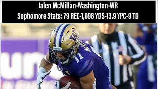 Jalen McMillan Sophomore Season Highlights-Washington WR-2022-2023 CFB Season