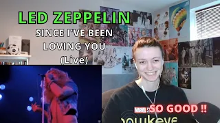 Reaction to LED ZEPPELIN - "Since I've Been Loving You" (Live Madison Square Garden 1973)