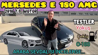 MERSEDES-BENZ💥E 180 AMG İNCELEMESİ | 2018 1.6 156 hp | W 213 | 9G tronik | Sürüş testi#mersedes #AMG