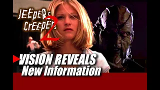 Vision Reveals Hidden Info About The Creeper #jeeperscreepers  #scary #behindthescene