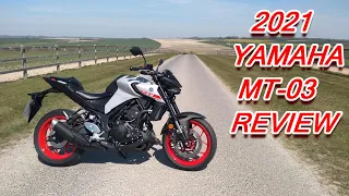 ★ 2021 YAMAHA MT-03 REVIEW ★