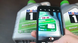 Подделка Mobil1 5W30 с Озон, сравнение с оригиналом