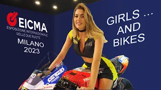 EICMA 2023 | Ragazze... e moto | Girls ... and Bikes | Milano Italy ᴴᴰ