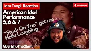 Reacting to Iam Tongi's American Idol Performances (5,6,7) | "Stuck On You" got me hella bad lol