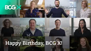 Happy Birthday, BCG X!