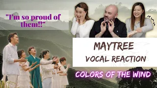 MayTree Colors of the wind Reaction -- Vocal Coach Reacts