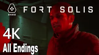 Fort Solis All Endings Good/Bad 4K