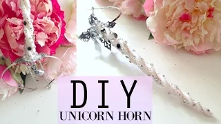 EASY!! DIY Unicorn Horn Headpiece Tutorial | Pinterest Inspired