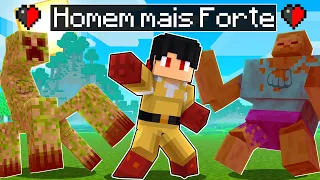 Virei o HOMEM MAIS FORTE e DESTRUI o Minecraft com 1 SOCO ‹‹ P3DRU ››