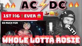 AC/DC-WHOLE LOTTA ROSIE(LIVE @ RIVER PLATE)REACTION 1st 👀@👂🏾in life 😳 Charles reacts 😝🤟🏾🔥