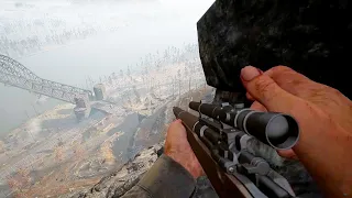 Hell Let Loose - Mountain side Sniping onto Remagen Bridge