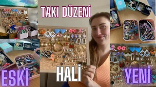 Birlikte Takılarımı Düzenliyoruz | Küpelerimin Eski ve Yeni Yeri | Mantar Pano Fikri 🦋