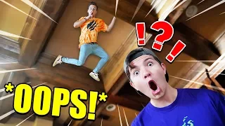 SNEAKING INTO PRESTON'S HOUSE *GONE WRONG*