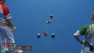 Just. 2019 World Indoor Bowls Championships: Day 10 Session 2