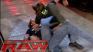 Shawn Michaels & Edge Have a Massive Brawl RAW Jan 22,2007