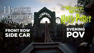 FRONT ROW Hagrid's Magical Creatures Motorbike Adventure SIDE CAR FULL POV | WIZARDING WORLD