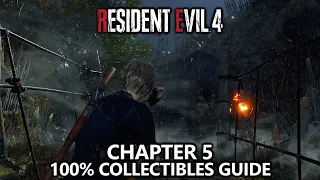 Resident Evil 4 - All Collectibles - Chapter 5 (Treasures, Castellans, Weapons, Upgrades, Recipes)