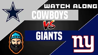 Dallas Cowboys vs New York Giants | Watch Along