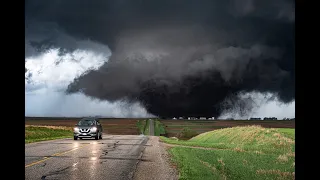 EF3 Tornado Intercept in Harlan, Iowa. GoPro POV.