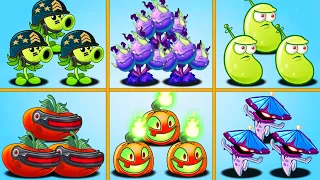 PvZ2 - 6 Best Plants Battlez - Who Will Win ? Plant Vs Plant