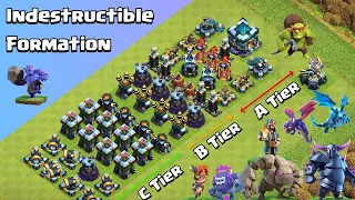 Ultimate Defense Formation Challenge | All Troops VS All Defenses | Clash of Clans