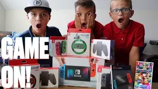 KIDS SAVE UP THEIR OWN MONEY TO BUY FAMILY'S FIRST VIDEO GAME CONSOLE | NINTENDO SWITCH