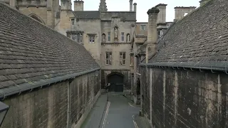Oxford City England  Drone footage 4K