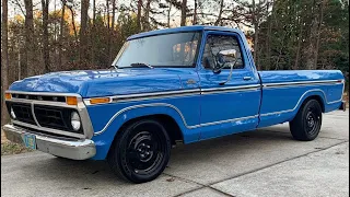 1977 Ford F100 Custom Coyote 5.0 Crown Vic Swap