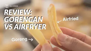 Review Gorengan Pakai Airfryer (Beneran Bisa Bikin Bakwan & Mendoan ??) | DELLE KITCHEN