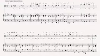 Viola - O Come All Ye Faithful - Christmas Carol - Sheet Music, Chords, & Vocals