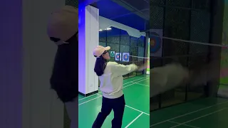 Projection badminton interactive game, so amazing!
